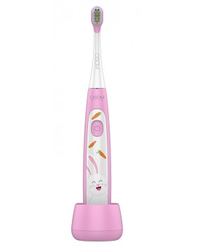 Vaikiškas, įkraunamas, elektrinis dantų šepetėlis, rožinis OSOMORALK7PINK