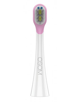 Vaikiškas, įkraunamas, elektrinis dantų šepetėlis, rožinis OSOMORALK7PINK