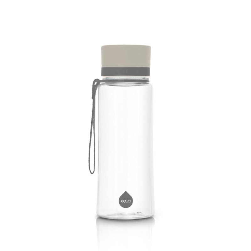 EQUA Plastikinė gertuvė be BPA Plain Grey