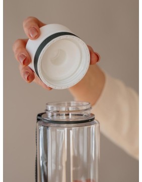 EQUA Plastikinė gertuvė be BPA White