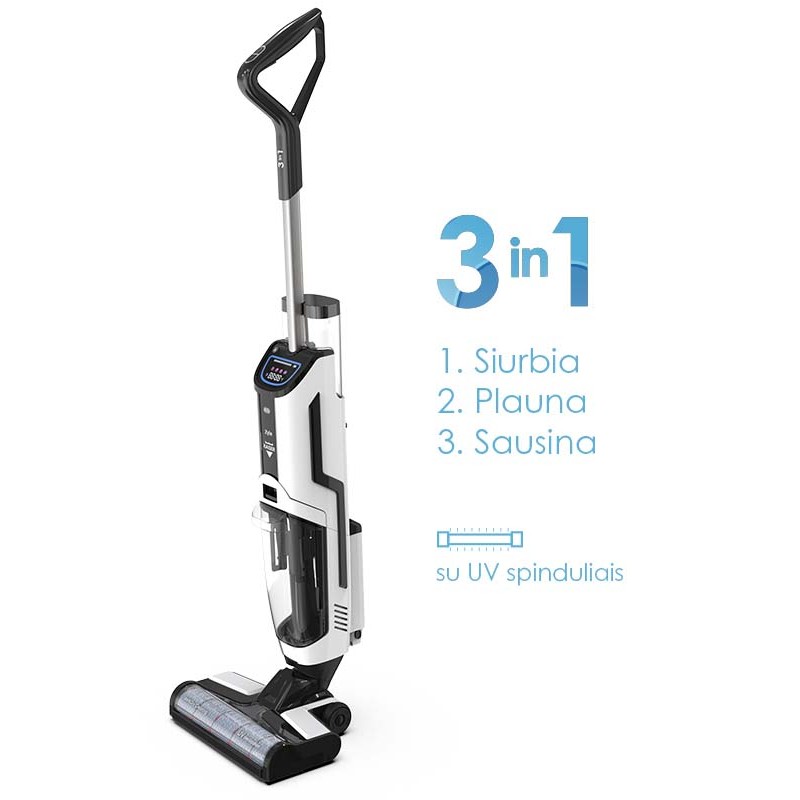 Įkraunamas plaunantis dulkių siurblys Zyle Cordless Kaiser ZYWETCLEANBW