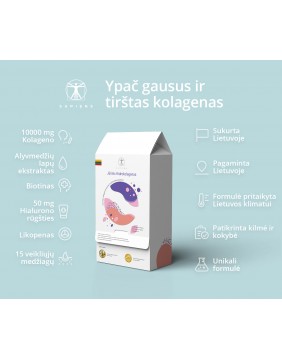 SAPIENS Jūrinis Hidrokolagenas (su hialuronu)