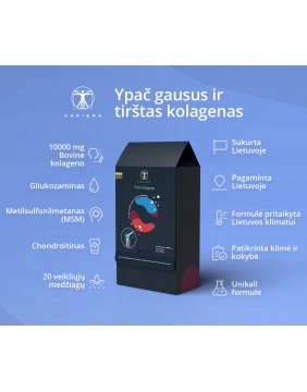 SAPIENS Forte kolagenas (sąnariams su vit. D)