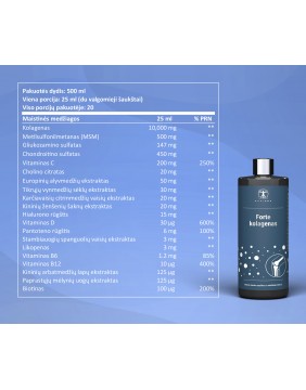 SAPIENS Forte kolagenas (sąnariams su vit. D)