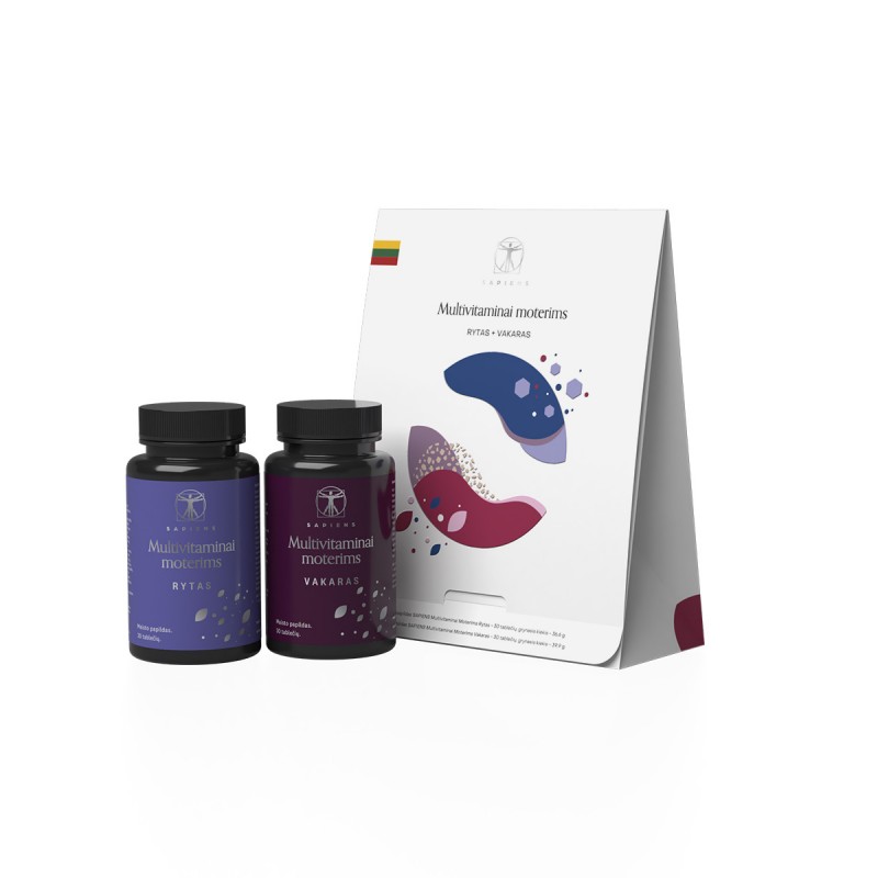 SAPIENS Multivitaminai moterims