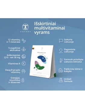 SAPIENS Multivitaminai Vyrams