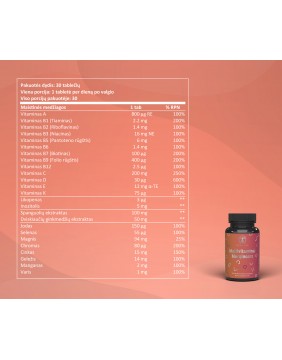 SAPIENS Multivitaminai Merginoms