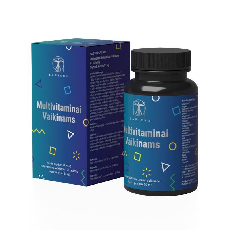 SAPIENS Multivitaminai Vaikinams