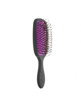 WETBRUSH PRO SHINE ENHANCER plaukų šepetys su šerno šereliais, juodas