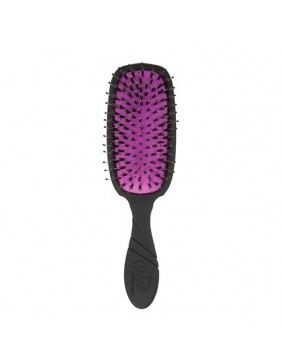 WETBRUSH PRO SHINE ENHANCER plaukų šepetys su šerno šereliais, juodas