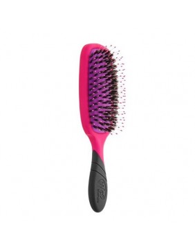 WETBRUSH PRO SHINE ENHANCER plaukų šepetys su šerno šereliais, rožinis