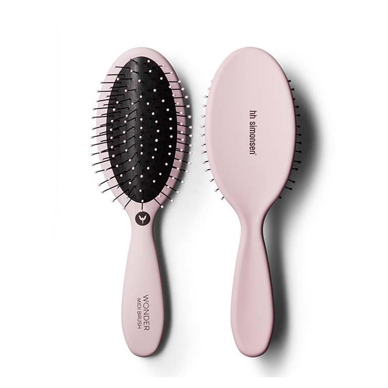 HH SIMONSEN WONDER BRUSH MIDI mažas plaukų šepetys, Dusty Pink