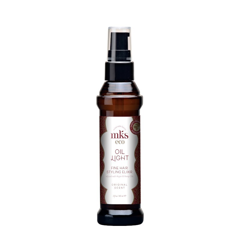 MKS eco (Marrakesh) OIL LIGHT ORIGINAL lengvas aliejus ploniems plaukams, 60 ml.