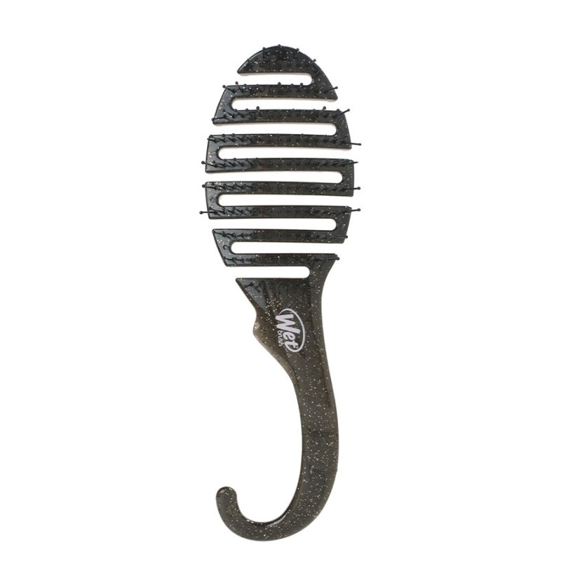 WETBRUSH RETAIL FLEX DRY plaukų šepetys šlapiems plaukams, Black Glitter