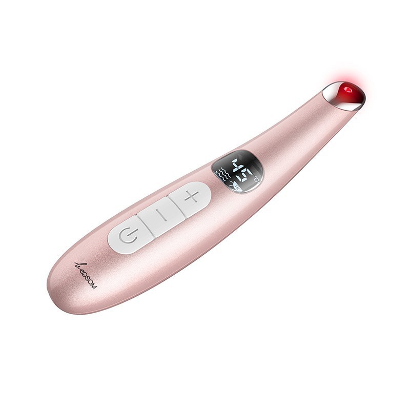 Paakių masažuoklis Be Osom Rose Gold Eye Massager BEOSOM1203RG, su vibracija, šildymu ir raudona LED šviesa