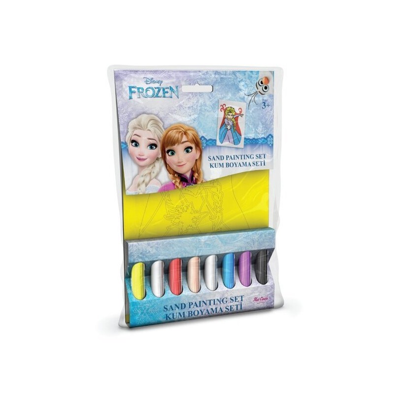 MINI SPALVOTO SMĖLIO RINKINYS "FROZEN"