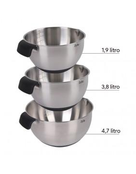 Metalinių dubenėlių rinkinys ZY191WS
