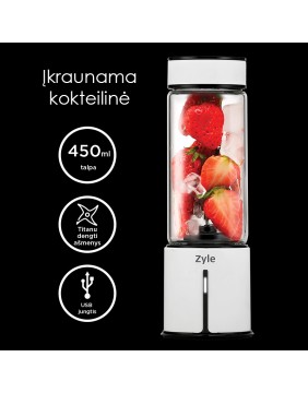 Įkraunama kokteilinė Zyle ZY014RBW