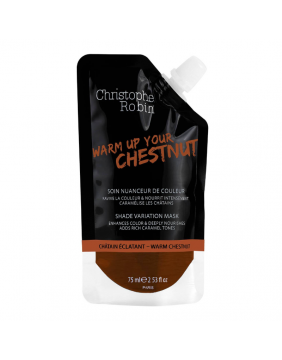 Christophe Robin SHADE VARIATION MASK - WARM CHESTNUT dažanti plaukų kaukė