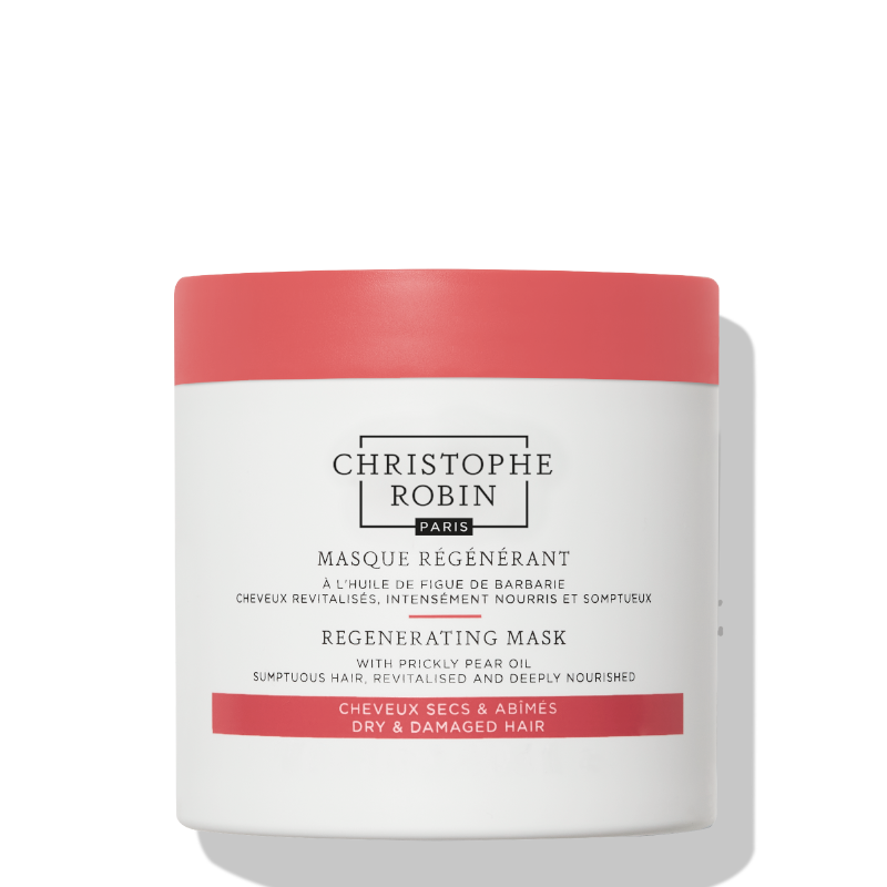 Christophe Robin REGENERATING MASK atkurianti plaukų kaukė su opuncijų aliejumi