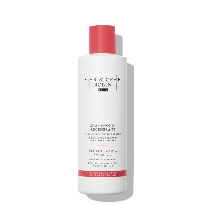 Christophe Robin REGENERATING SHAMPOO plaukus atkuriantis šampūnas su opuncijų aliejumi