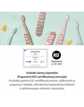 K-MOM Vaikiškas dantų šepetėlis II etapo (nuo 5 iki 8 metų)