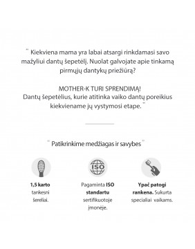 K-MOM Vaikiškas dantų šepetėlis II etapo (nuo 5 iki 8 metų)