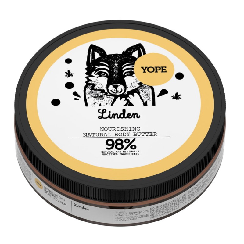YOPE natūralus kūno sviestas “Liepa” 200ml.