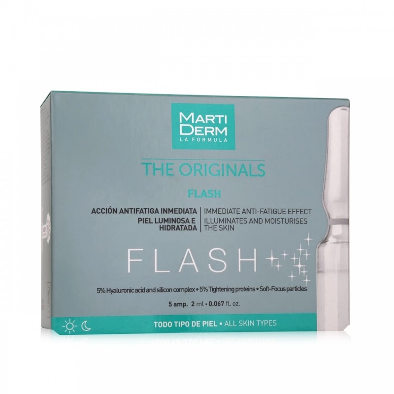 MARTIDERM NUOVARGIO ŽYMES PAŠALINANČIOS VEIDO AMPULĖS FLASH