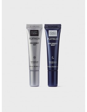 MARTIDERM DIENINIS IR NAKTINIS PAAKIŲ KOREKCINIS KREMAS EYE CORRECT, 2 x 10 ML