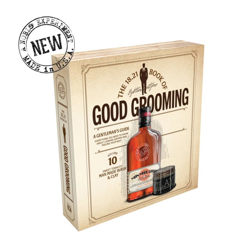 Kūno ir plaukų priežiūros rinkinys vyrams Faux Book Sweet Tobacco GSV10ST