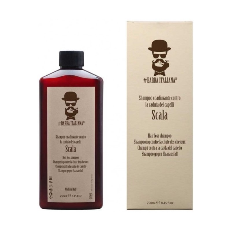 Barba Italiana Šampūnas nuo plaukų slinkimo Scala, 250 ml BI777070