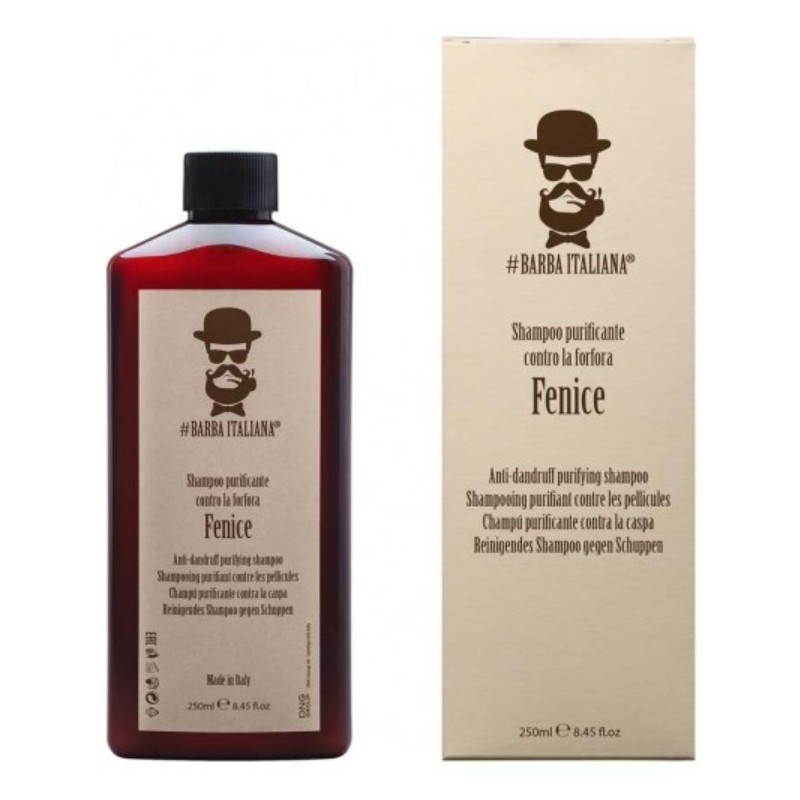 Barba Italiana Šampūnas nuo pleiskanų Fenice, 250 ml BI777777